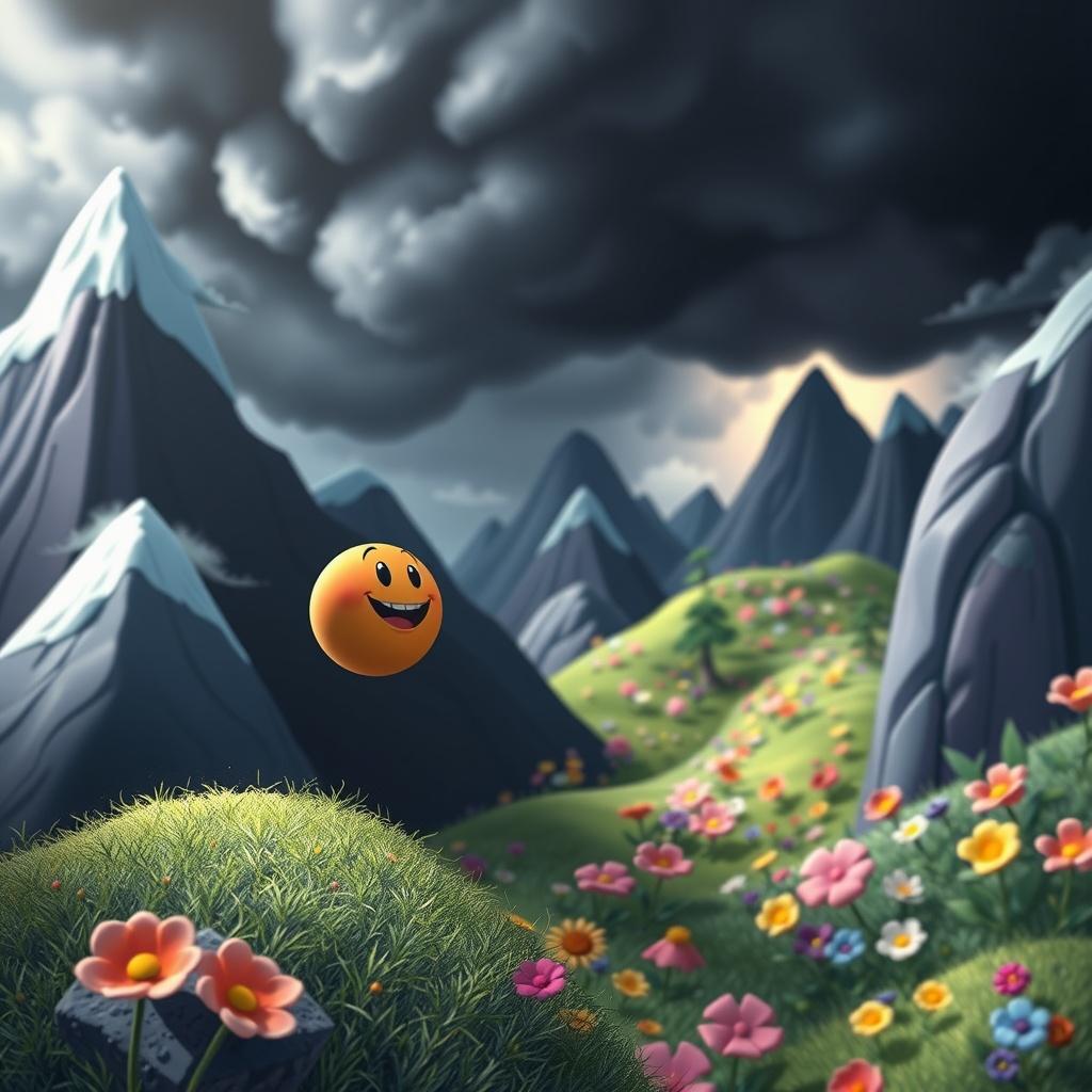 The Adventure of Bouncy and the Dark Mountains