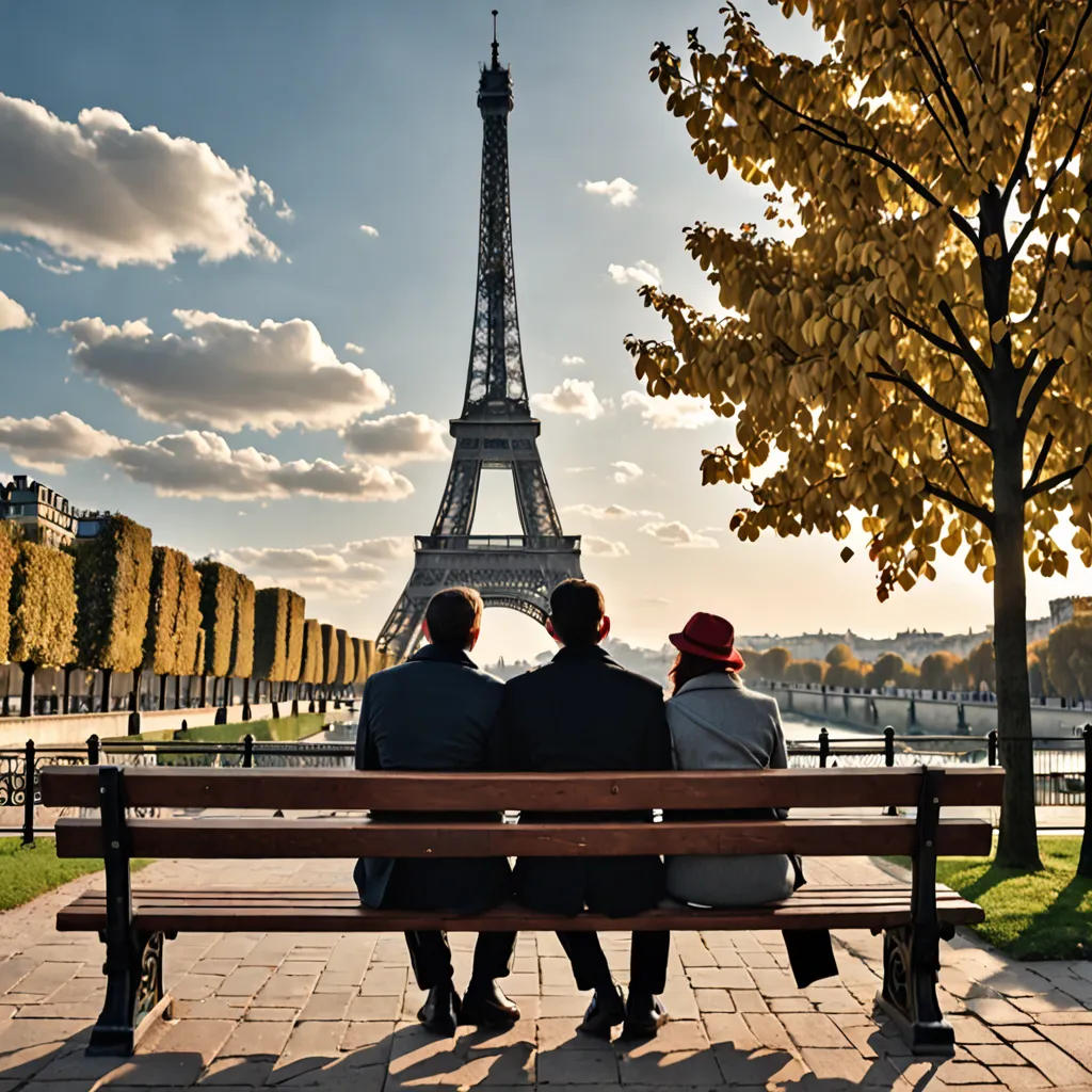 Lovebirds in Paris