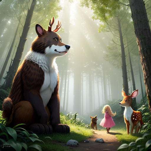 The adventure of a magical forest, by Honey Rajpoot