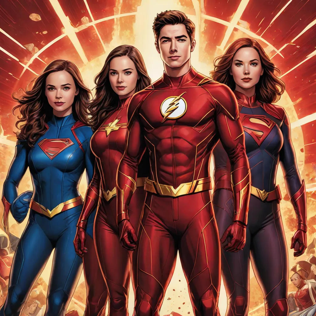 The Heart of Three Supergirls