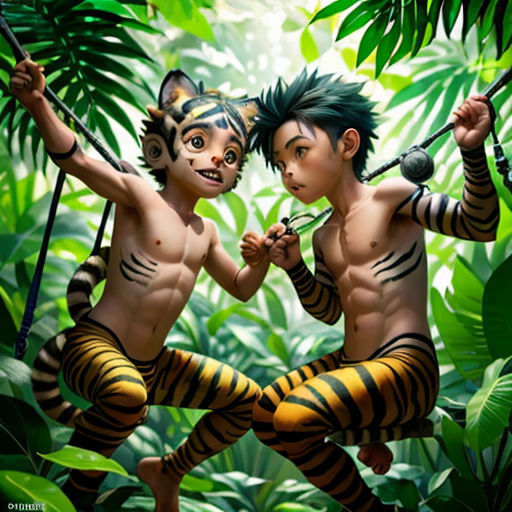 The Adventures of Tiger Monkey and the Kid