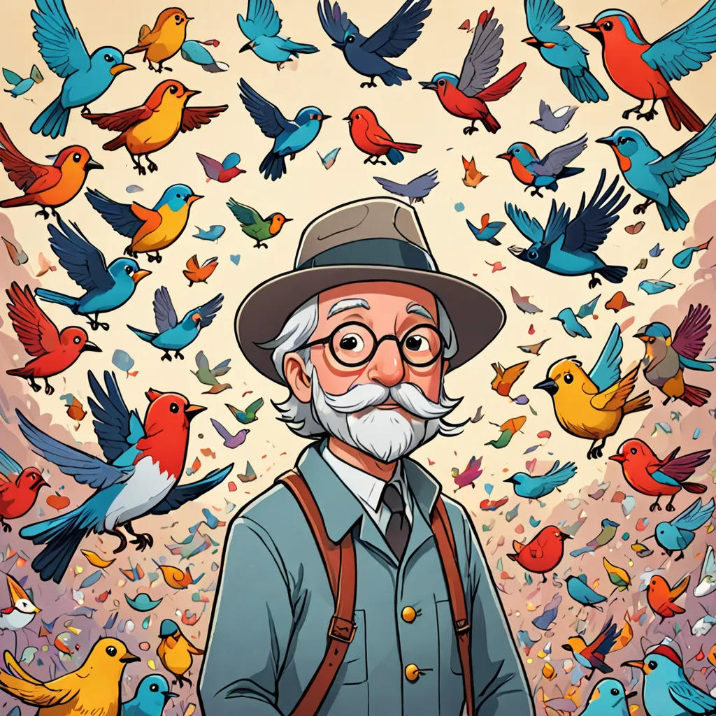 Wings and Whimsy: A Cat's Guide to Bird Migration