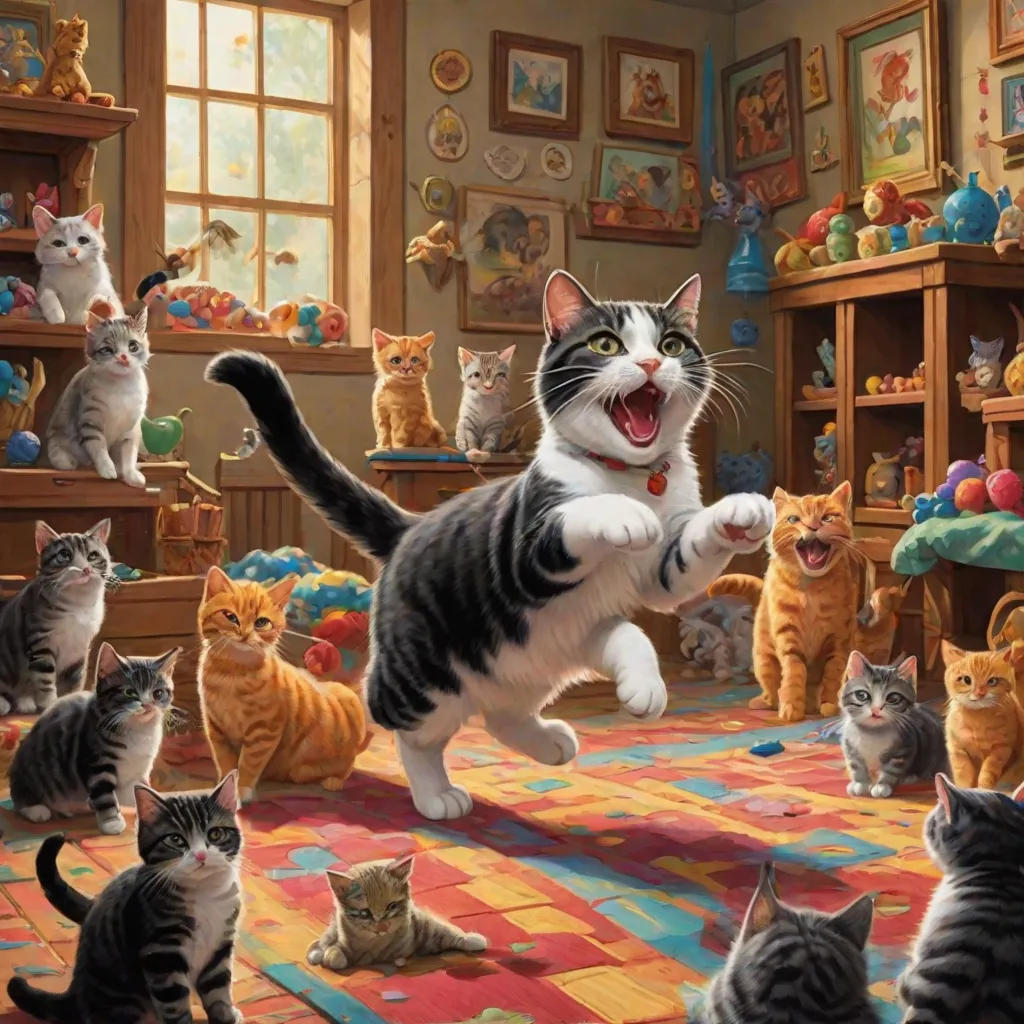 Whiskers and the Happy Cats