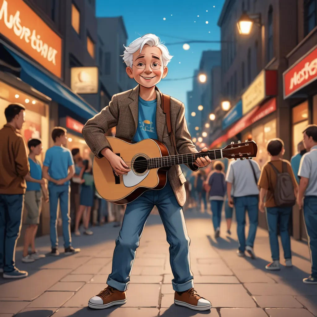 Finding Harmony: The Journey of a Young Street Performer