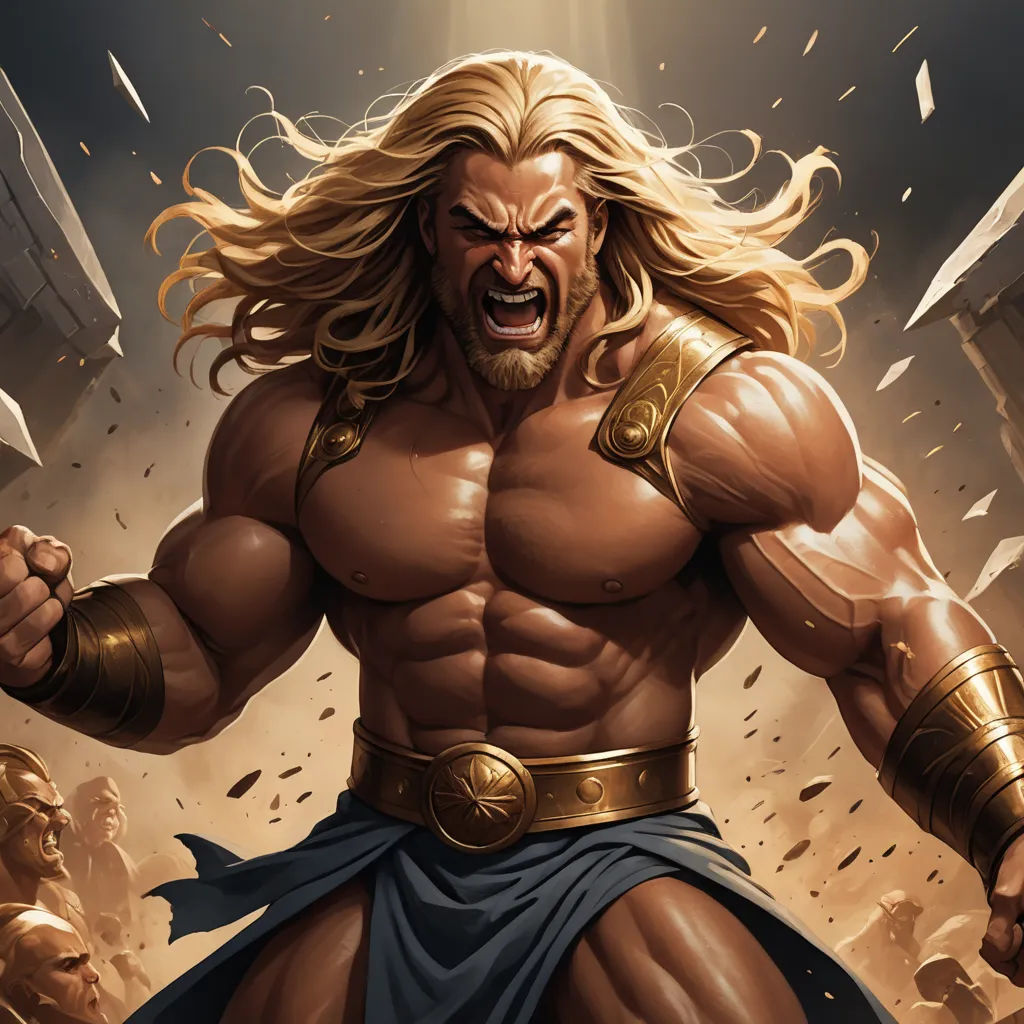 a man with a beard and a beard in a warrior pose with his arms out and his hands out, altermodern, a comic book panel, Alex Horley, magic the gathering artwork