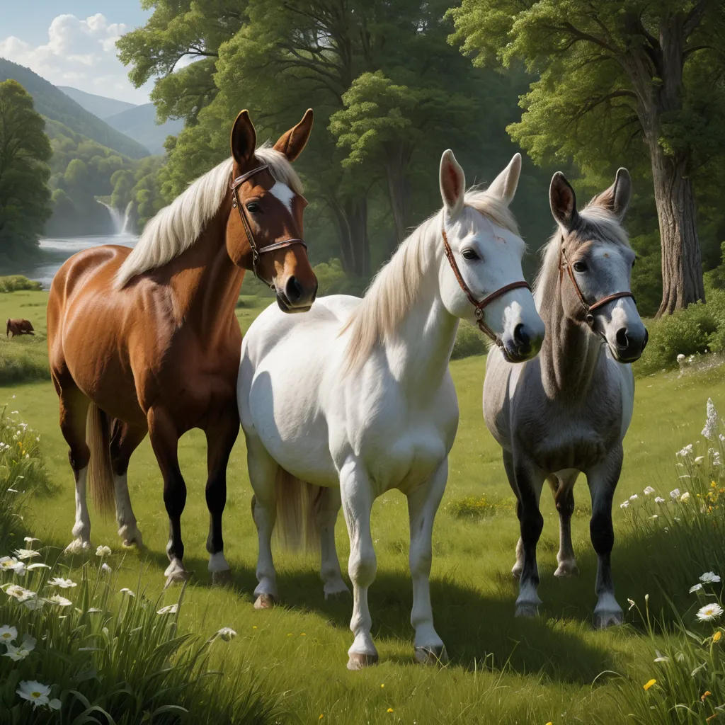 The Three Little Rabbits and the Horse