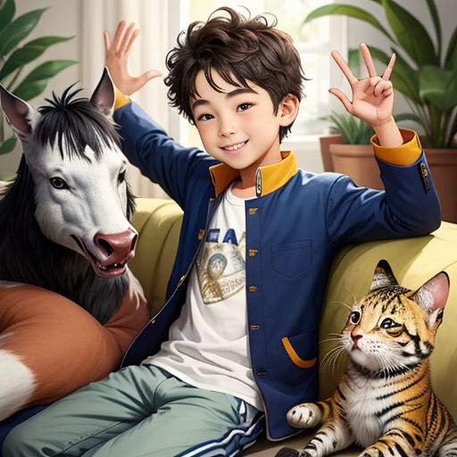 The Boy and the Forest Friends