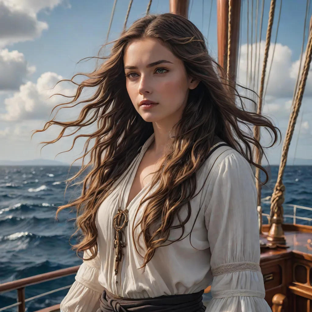 The Little Lady on the Foreign Ship