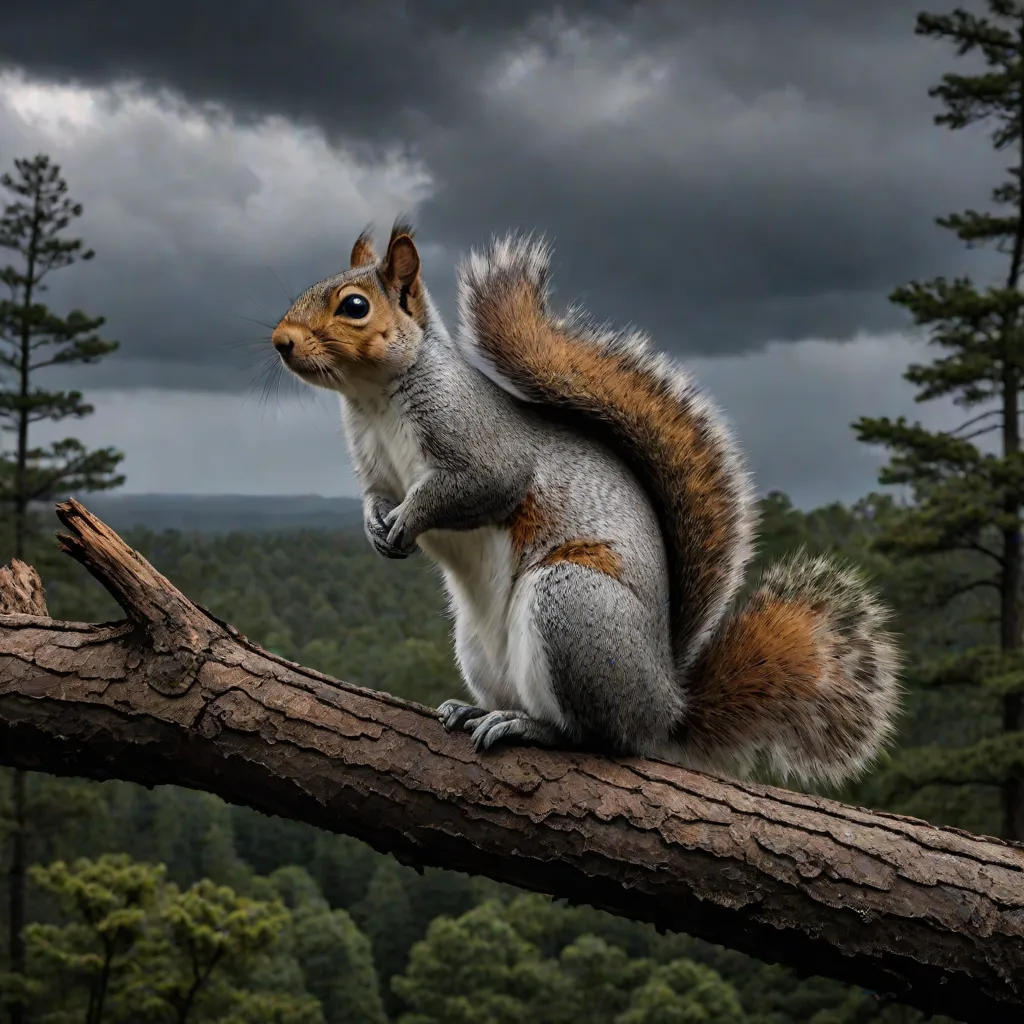 The Brave Little Squirrel