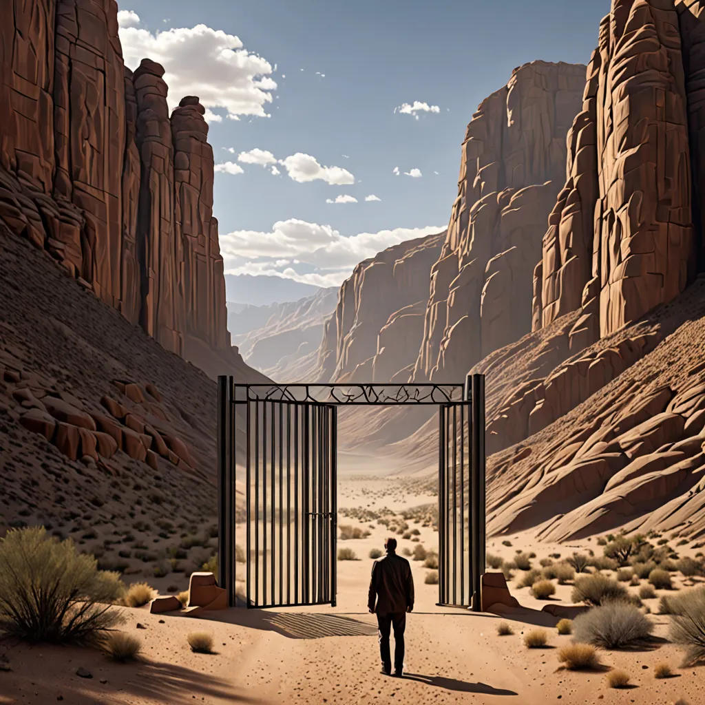 The Gate of the Desert Mountains