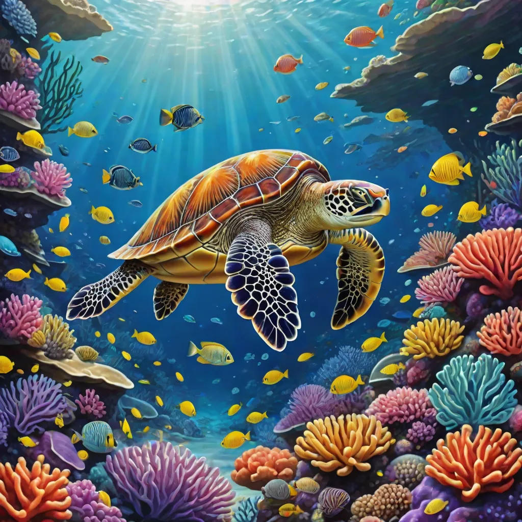 The Curious Turtle and the Secret of the Sea