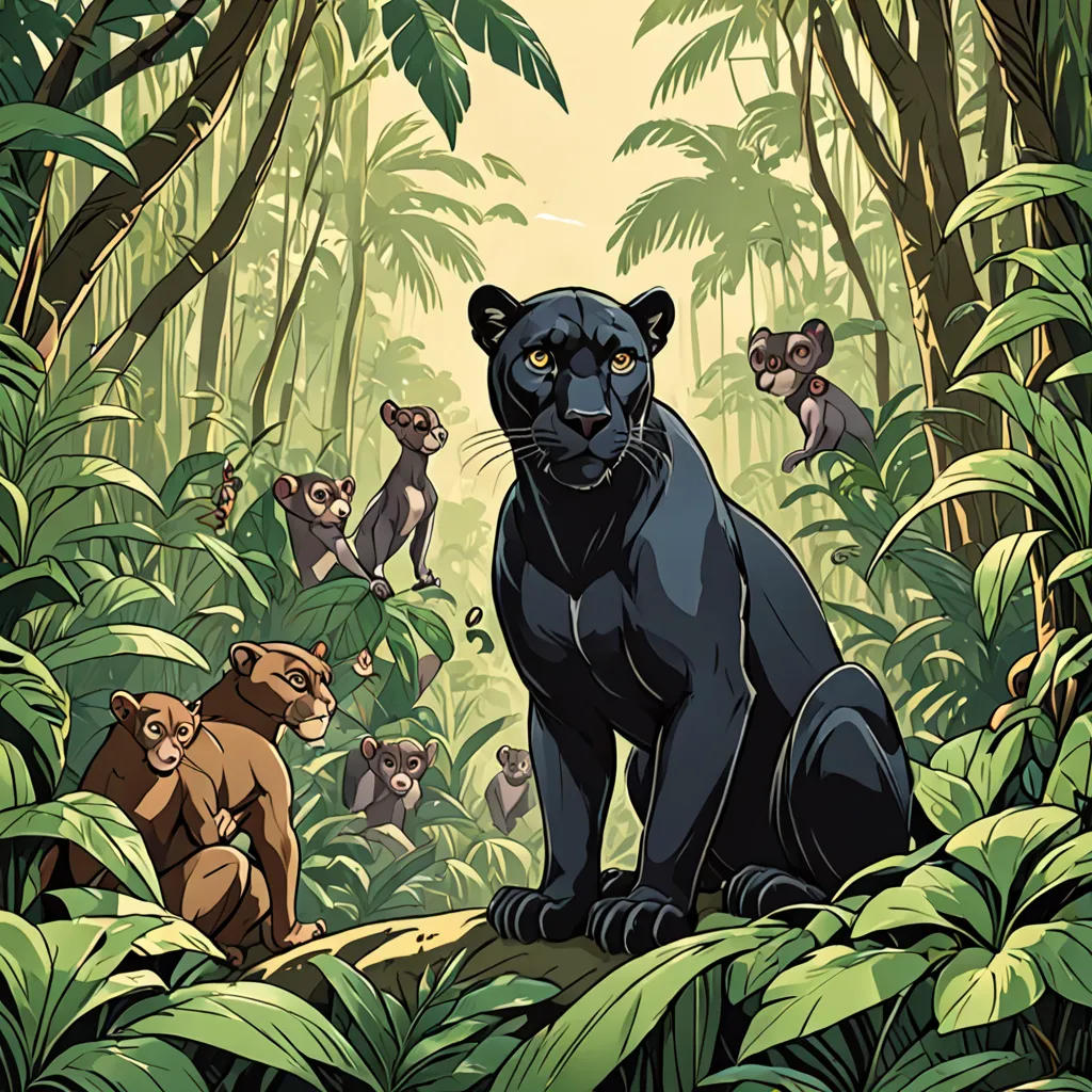 The Panther's Jungle Family