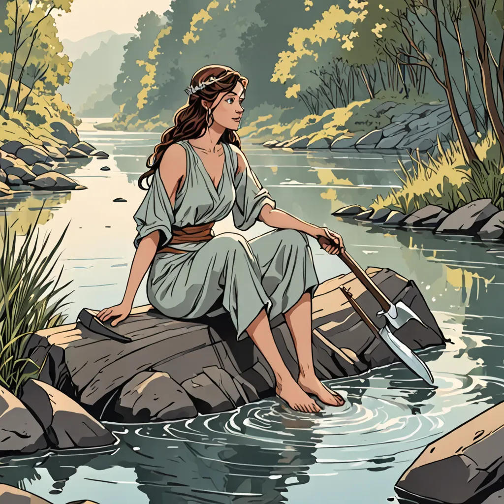 The Honest Woodcutter and the River Goddess