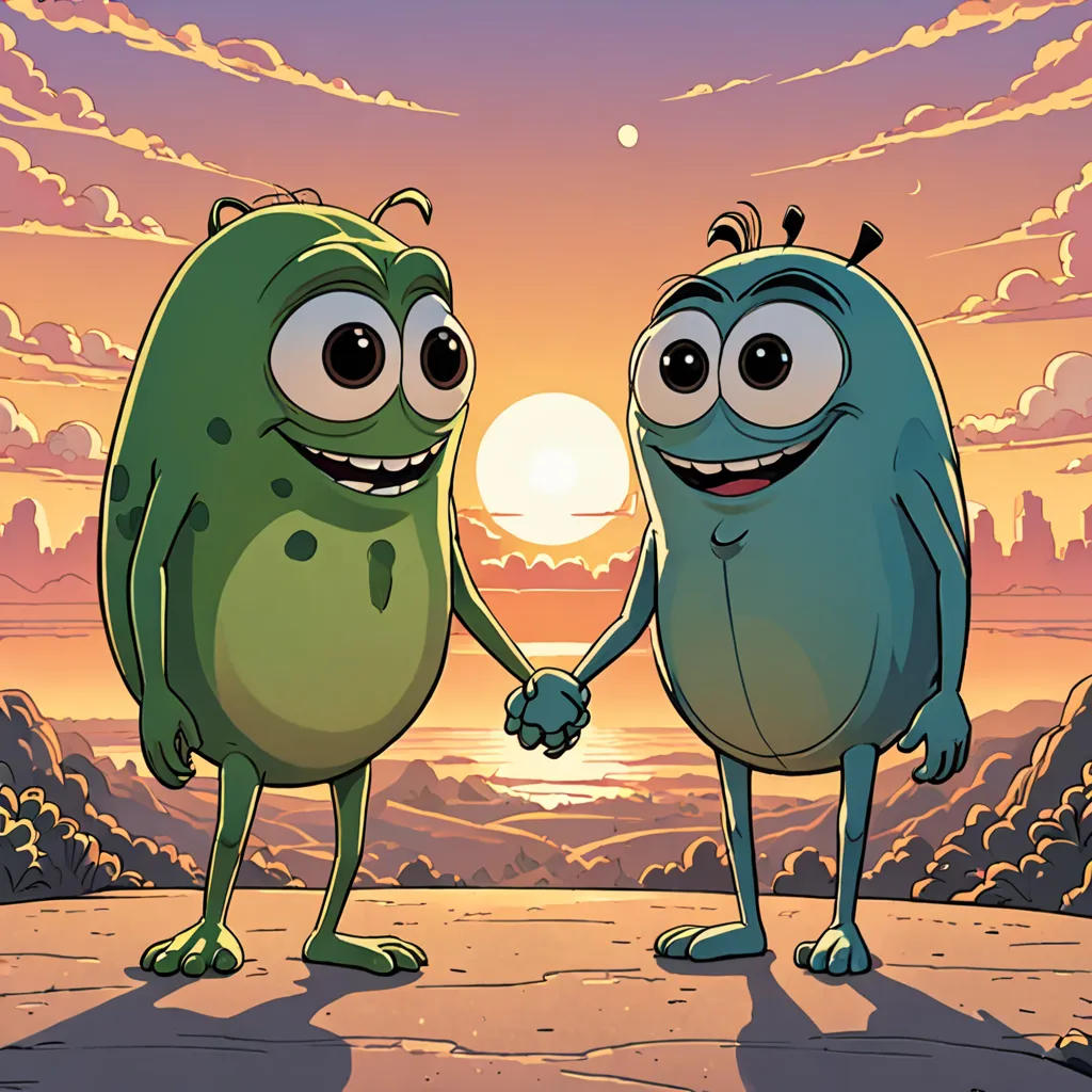 Monsters in Love: A Mike Wazowski and Mr. Bean Romance