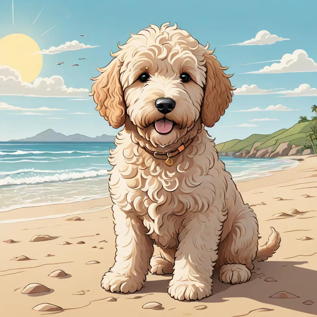 Sunny Adventures: A Mini Bernadoodle's Journey