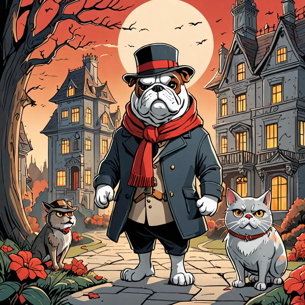 The Bulldog Detective and the Mystery of the Haunted Mansion