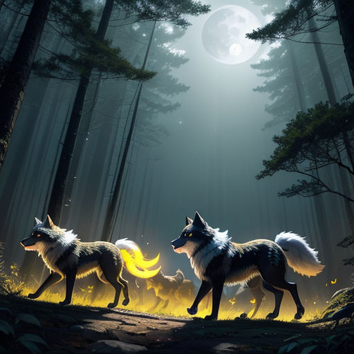 new moon wolf pack wallpaper