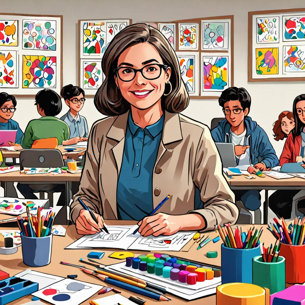 The Art Teacher's Alphabet Adventure