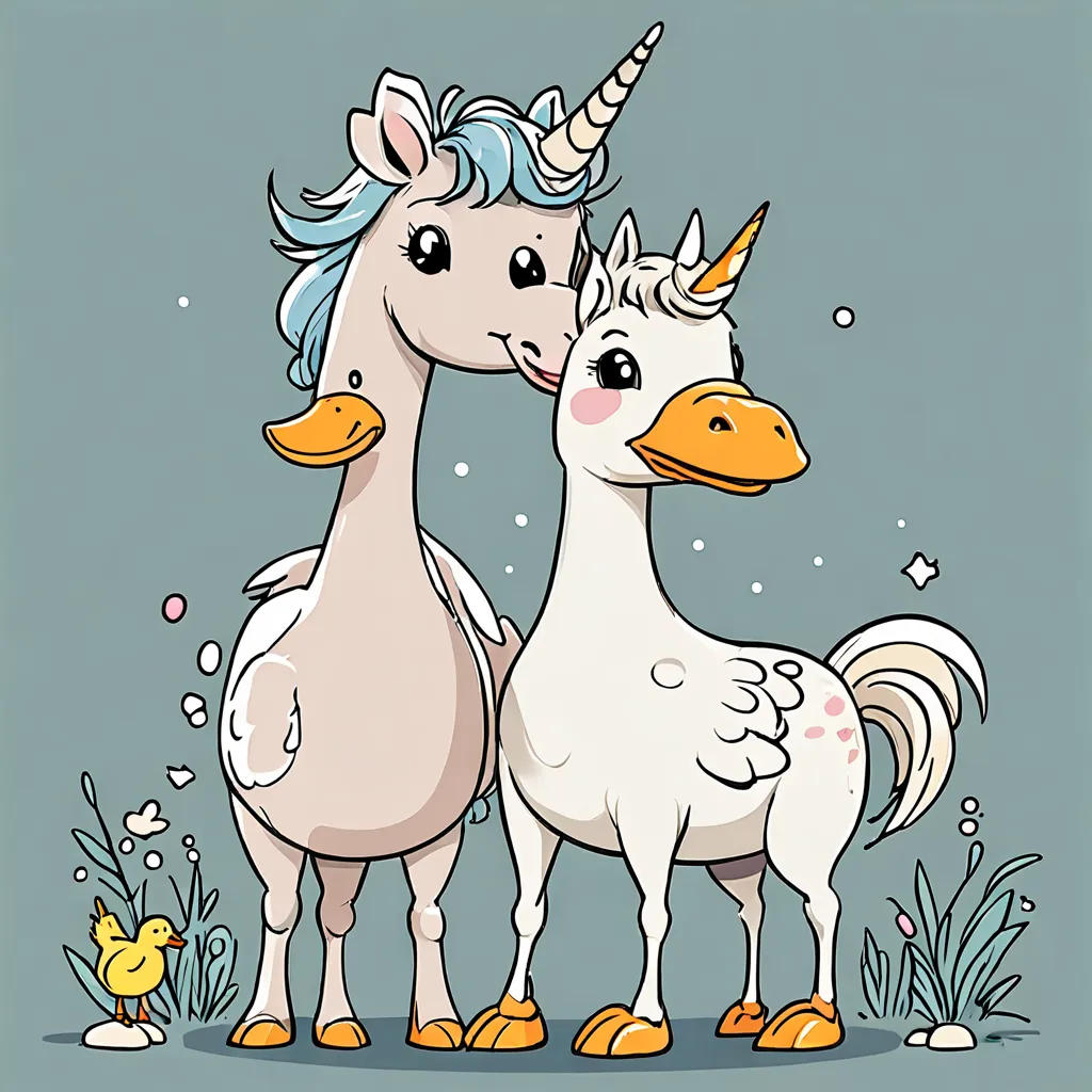 The Unicorn and the Duck