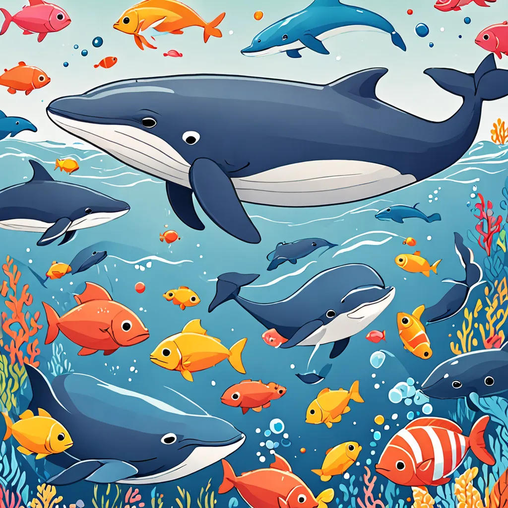 The Sweet Blue Whale's Adventure