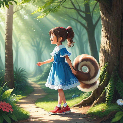 The Little Girl in Sneakers