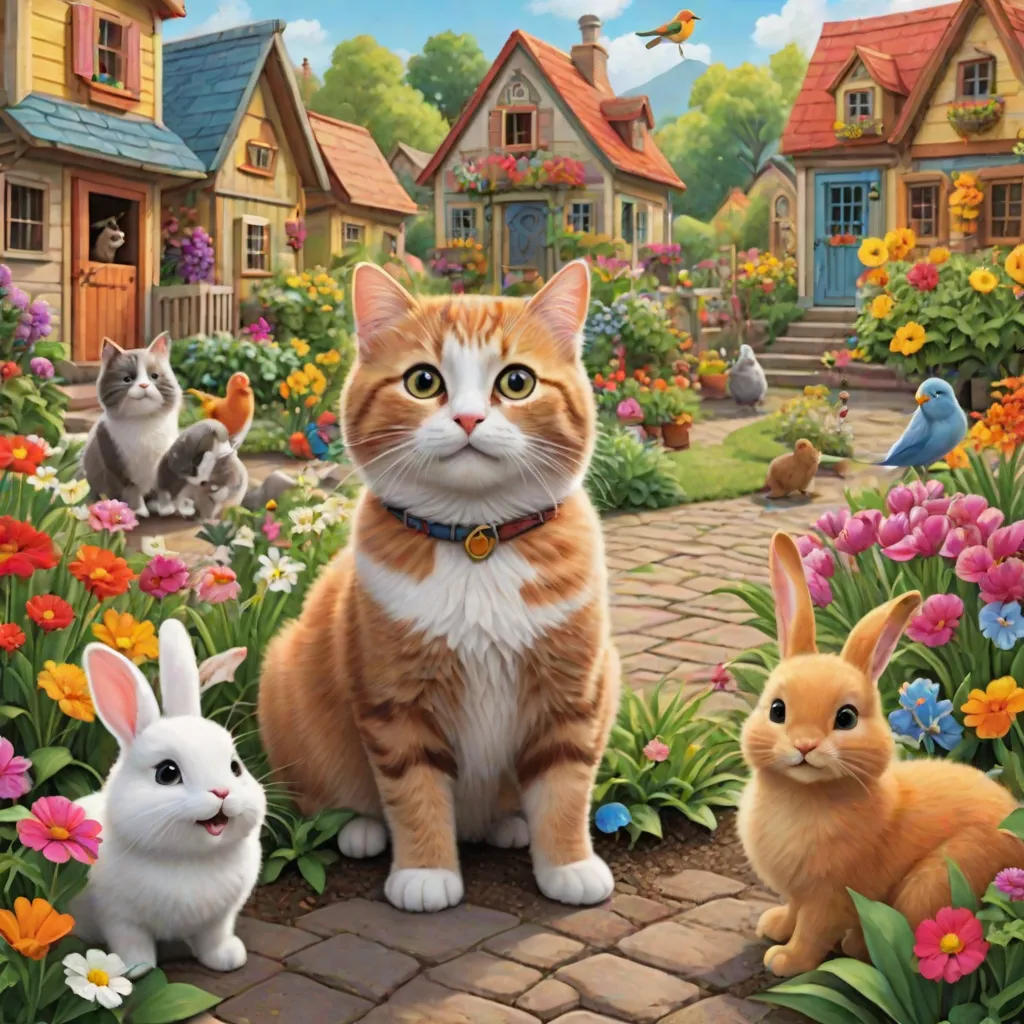 The Cat with Many Friends