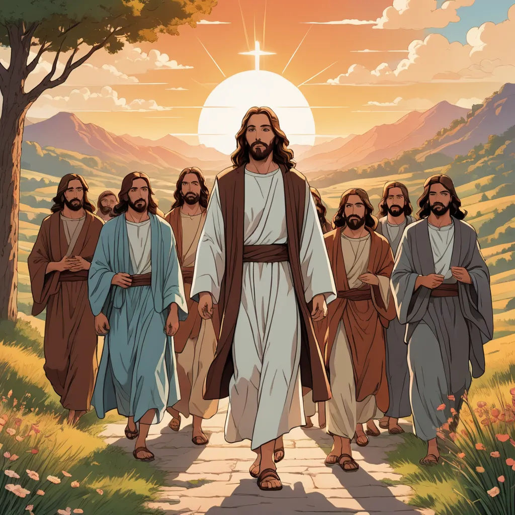 Jesus e seus disc pulos story