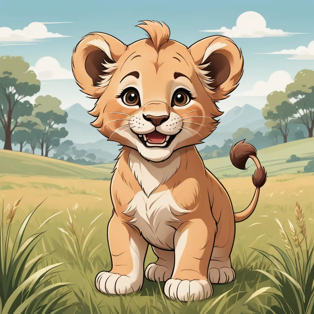 The Clumsy Little Lion