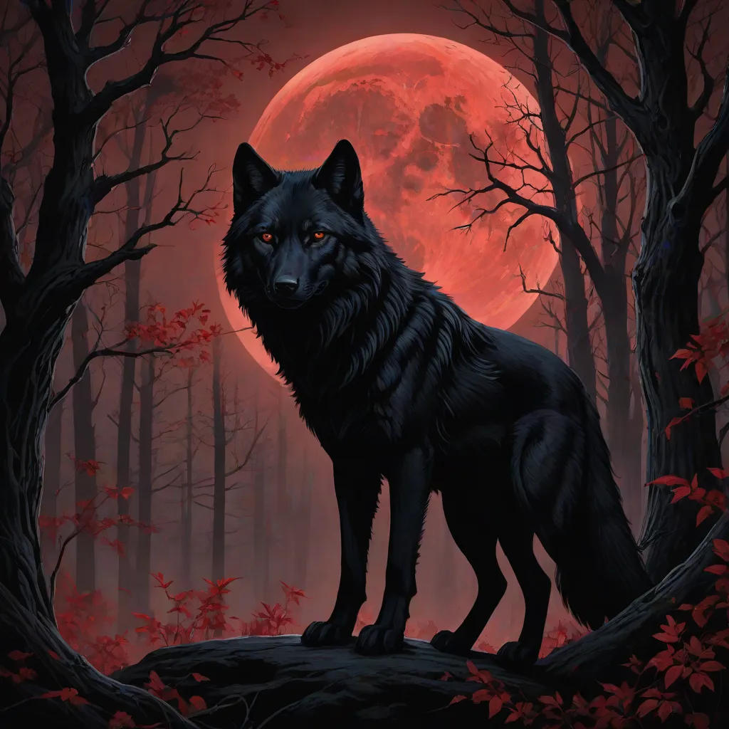 The Wolf's Blood Moon Howl