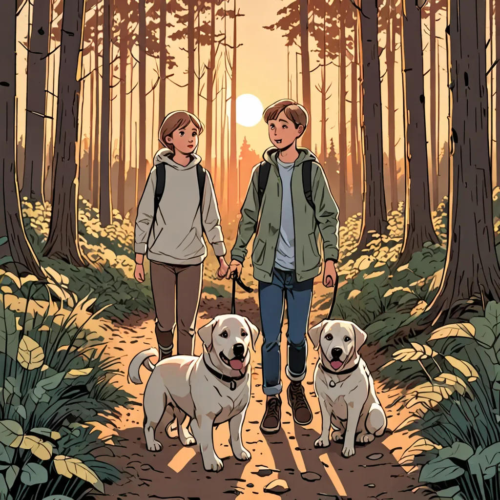 Lost Labradors in the Forest