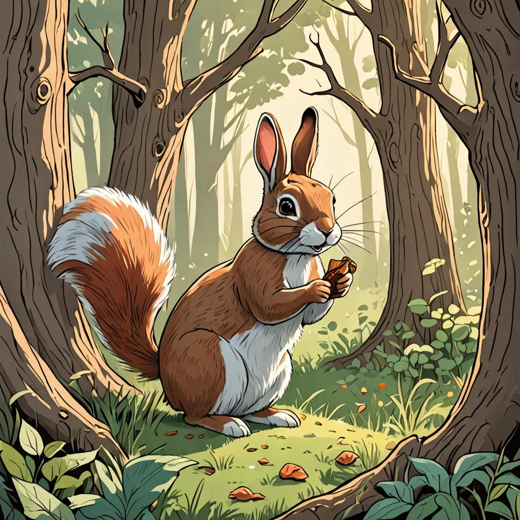 The Painter Rabbit and the Singing Squirrel