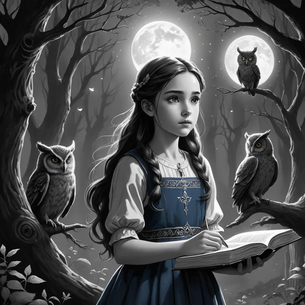 Luna's Fantastic Journey and the Enchanted Book