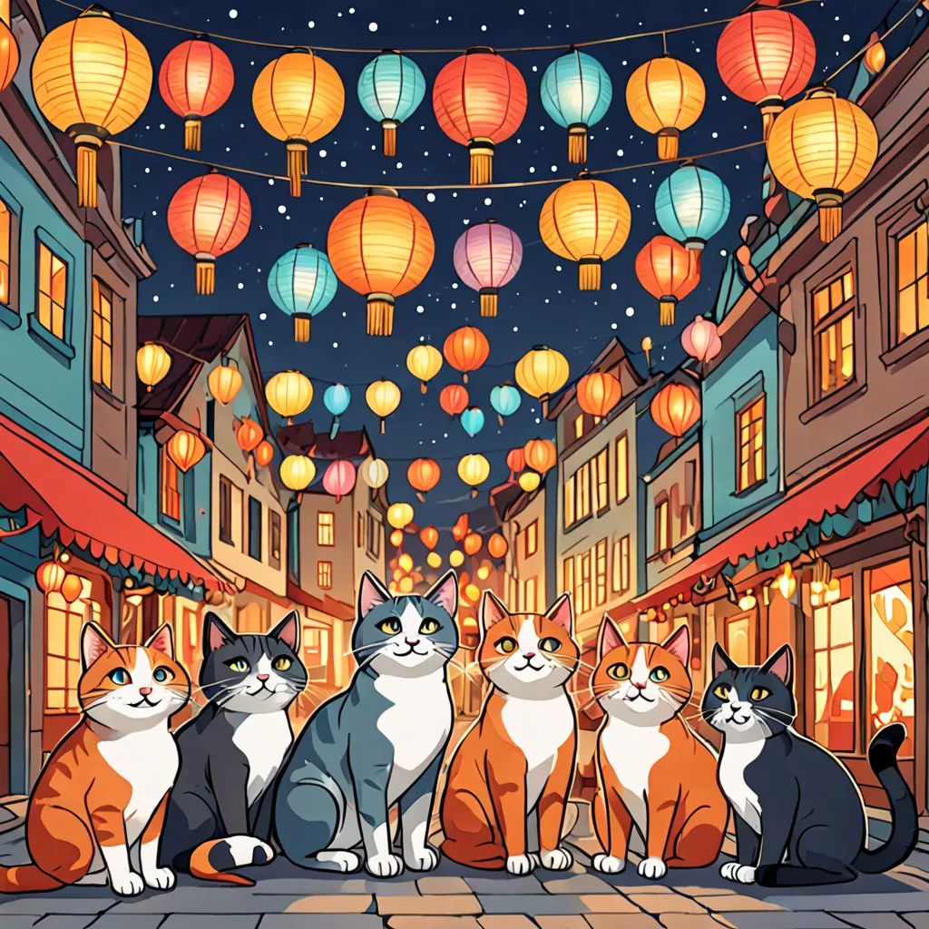 The festival of feline magic story