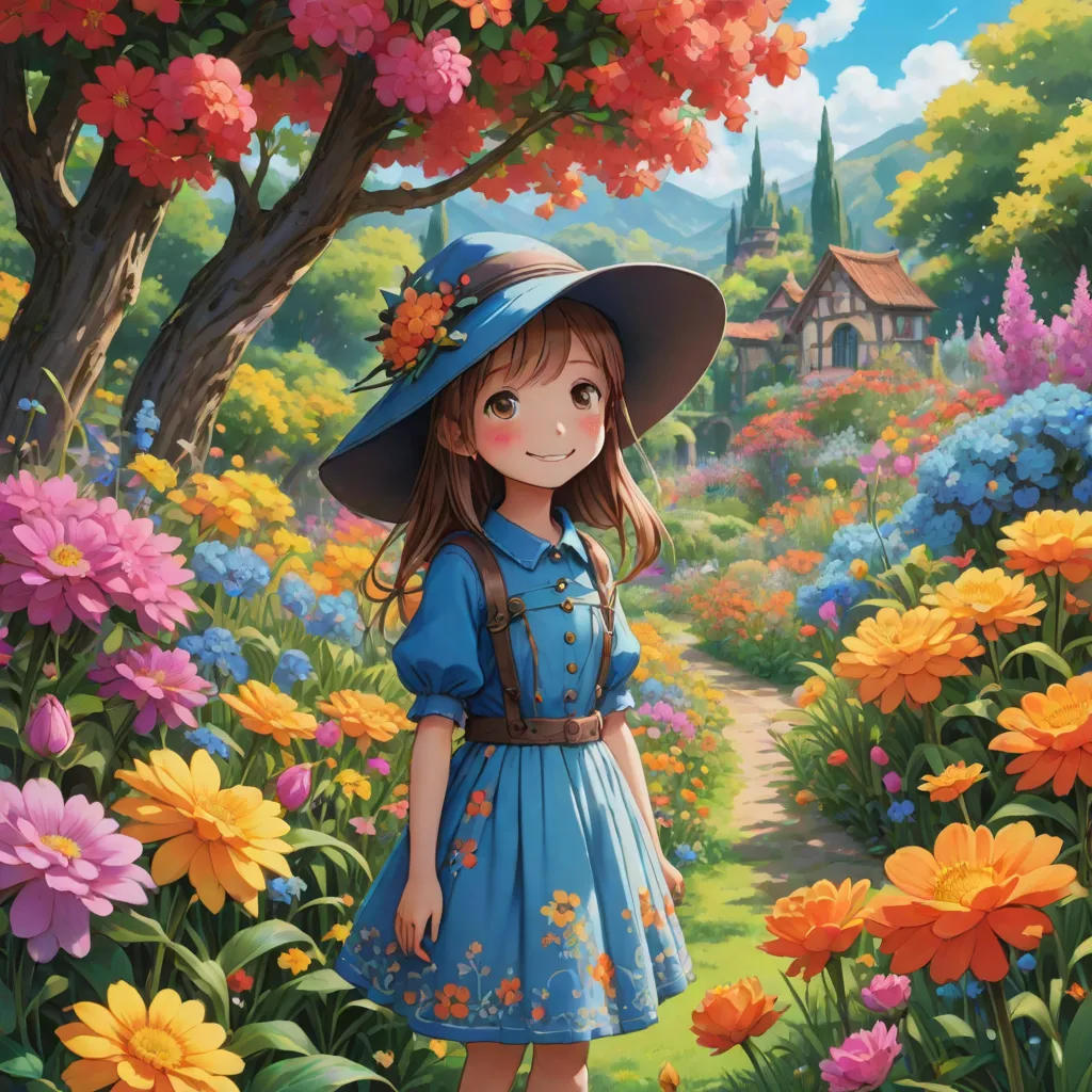 The Secret Garden of Whispering Flowers