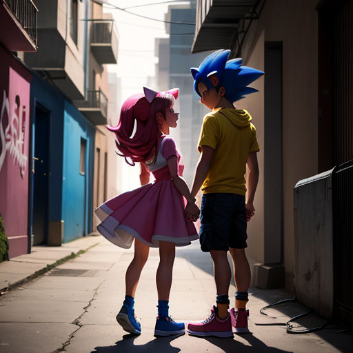 SonAmy Sonic The Hedgehog and Amy Rose in Love :), Sonamy