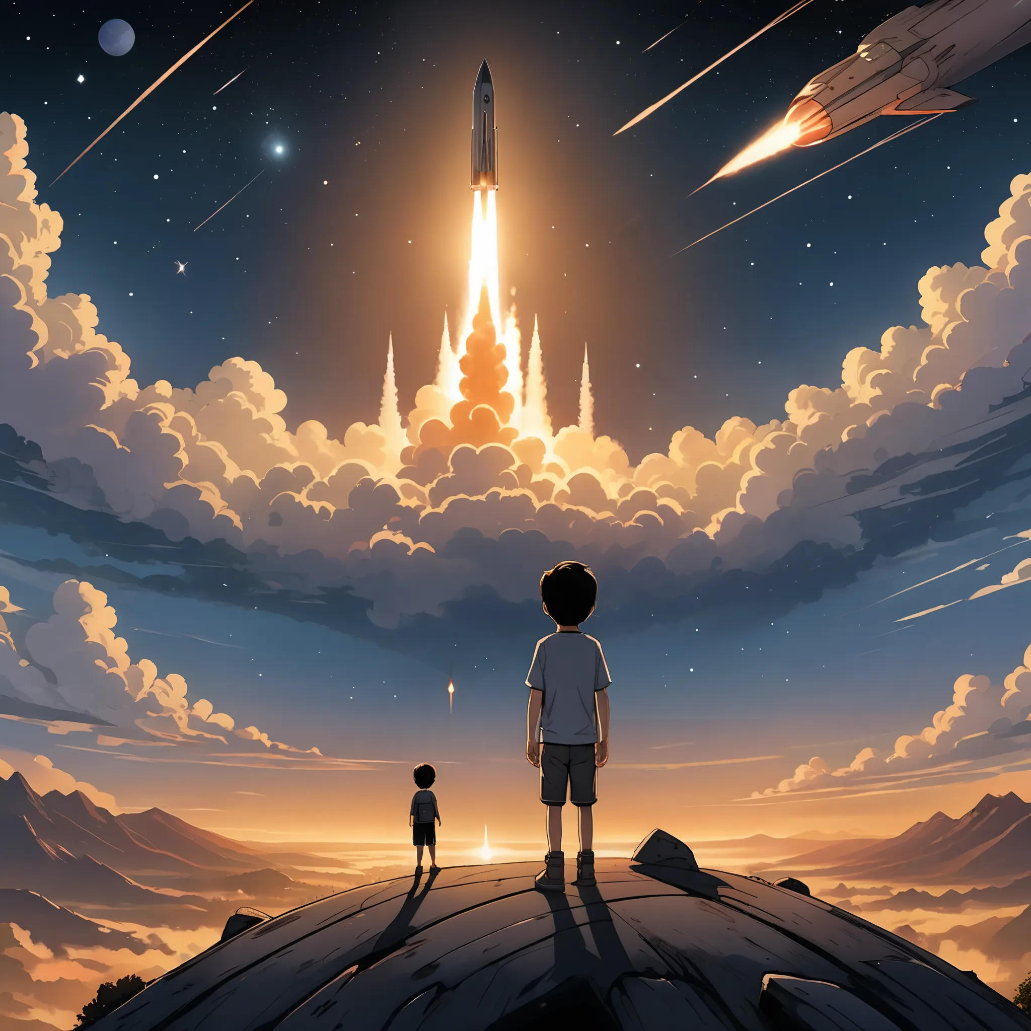 A Boy's Journey to the Stars