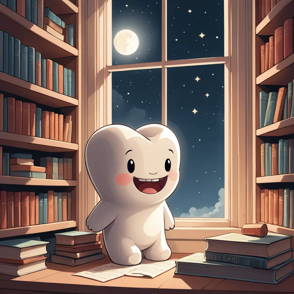 a cartoon character sitting in front of a window with books on the floor and a bookcase full of books, pop surrealism, a storybook illustration, David Martin, storybook illustration
