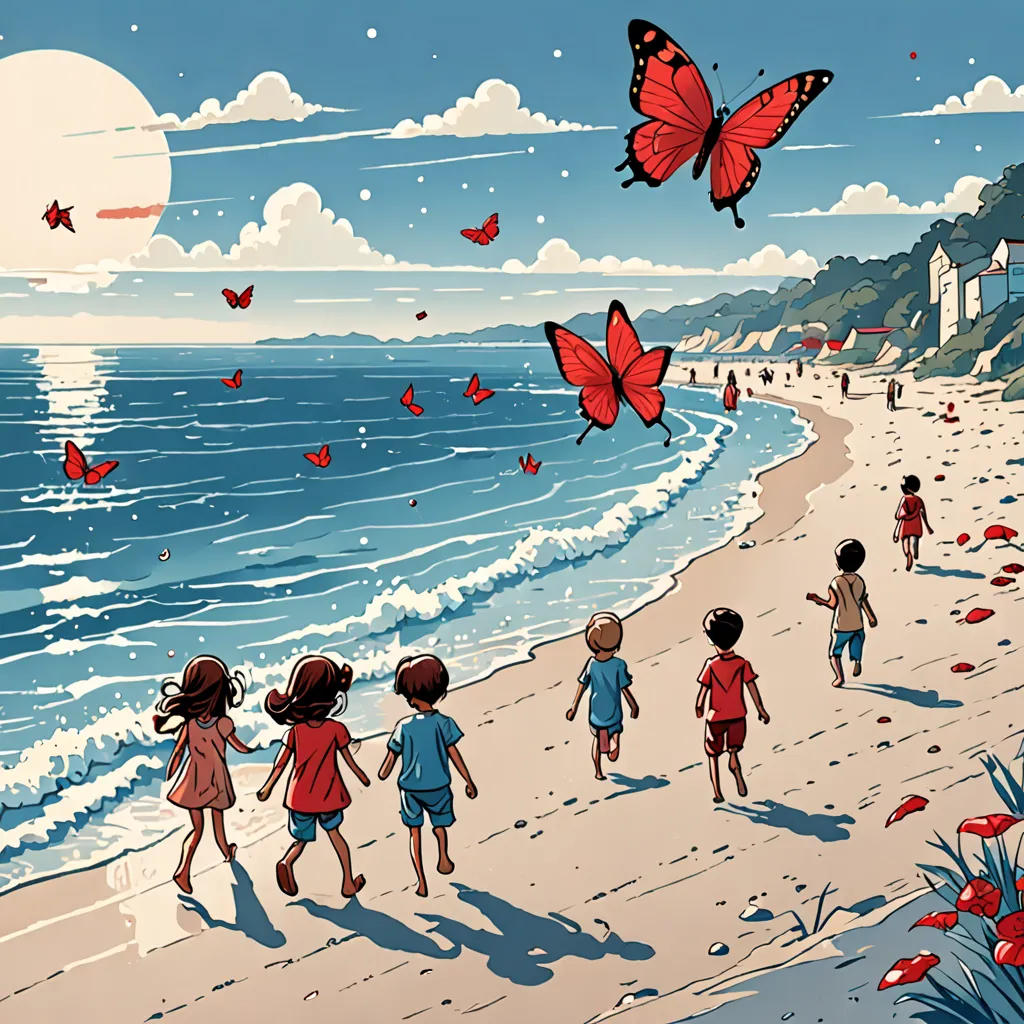 The Red Butterfly's Sea Adventure