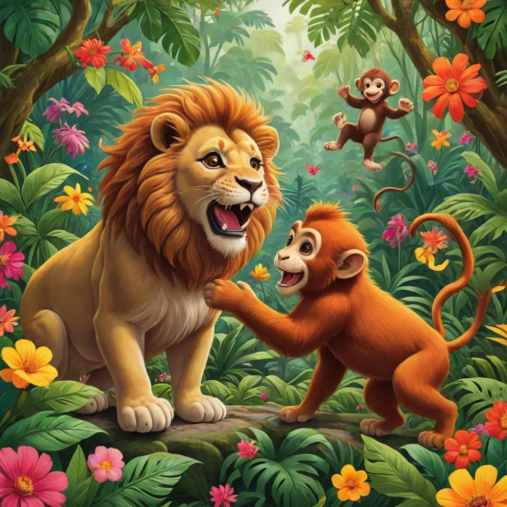 The Lion and the Monkey