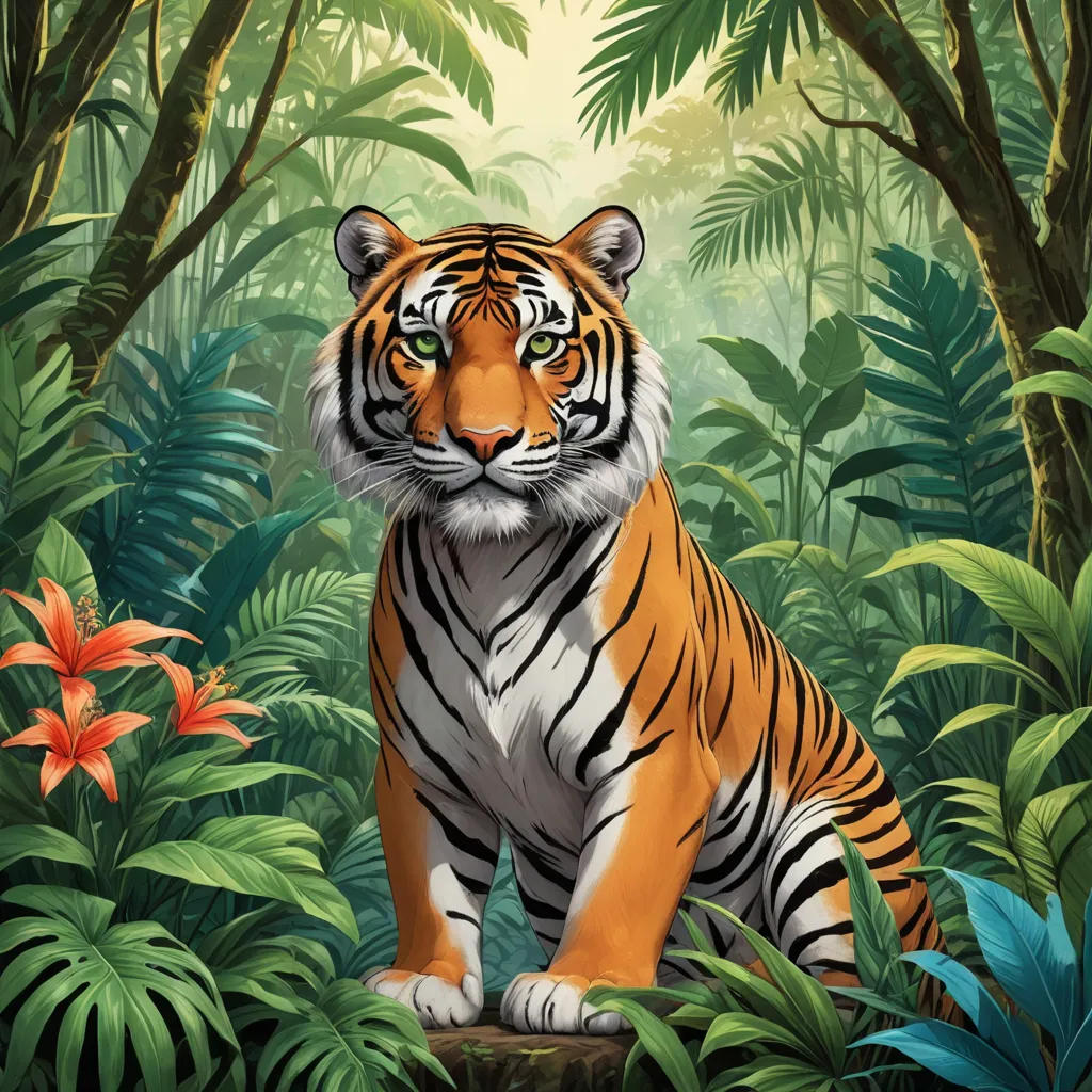 The Sad Tiger's Quest for Happiness