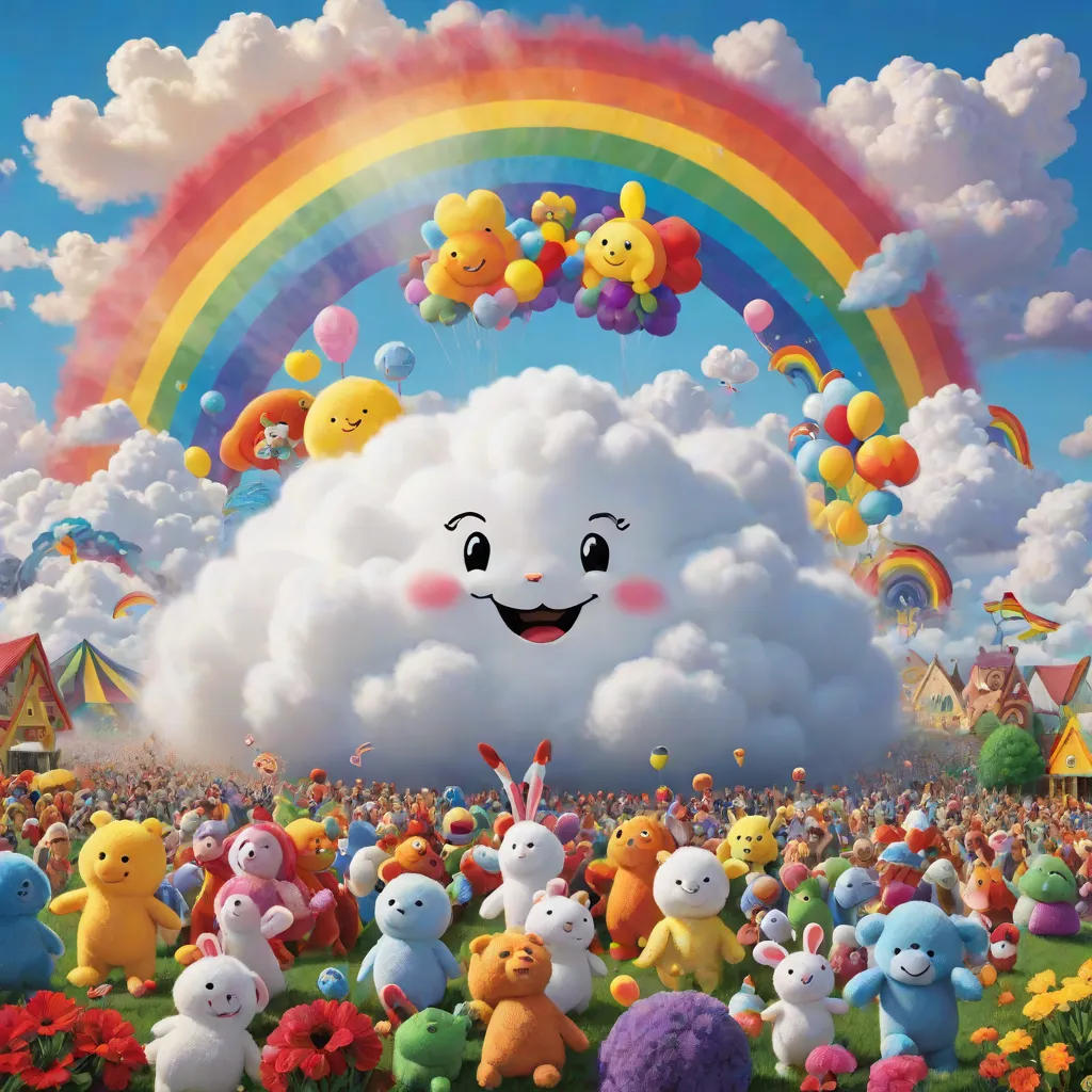 Fluffy's Colorful Adventure