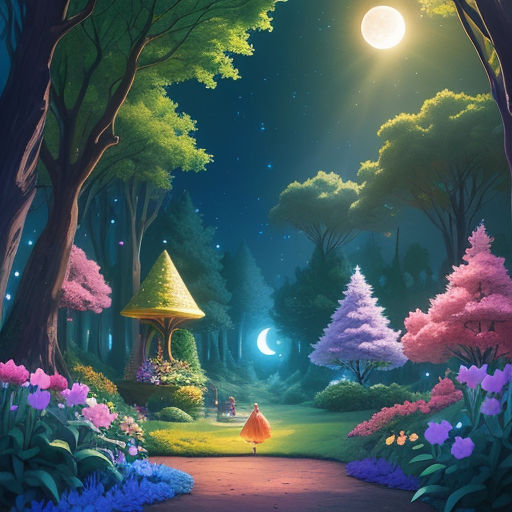 The Enchanted Moonlit Forest | Story.com