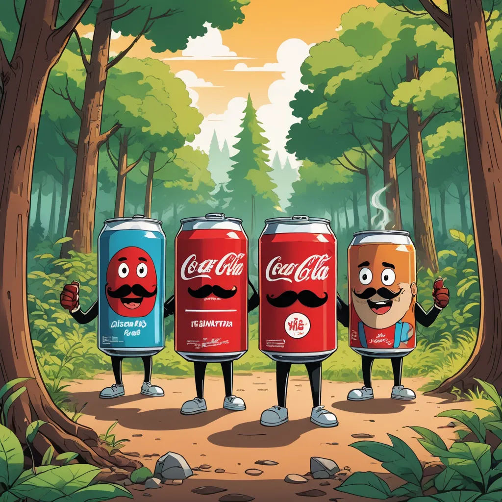 pudgalaya Coca-Cola キャラクターイラスト 3枚セット Time to Cool