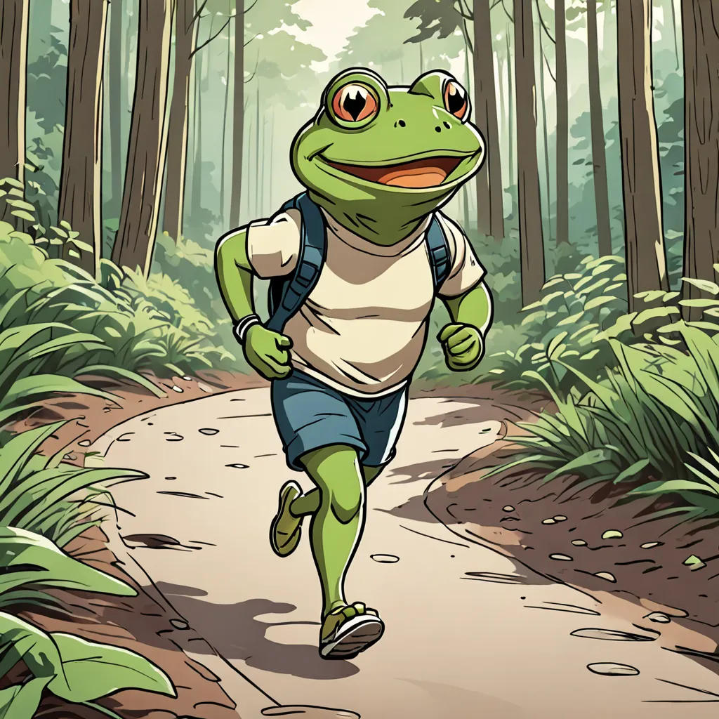 The Jogging Frog