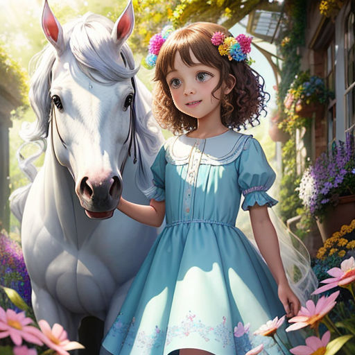 The Little Girl and the Unicorn