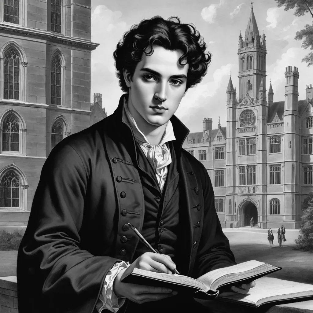 a man in a suit writing on a book in front of a building with a clock tower in the background, pre-raphaelitism, a fine art painting, Dante Gabriel Rossetti, pre - raphaelite