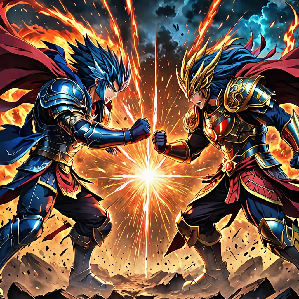 Goku vs Kid Goku