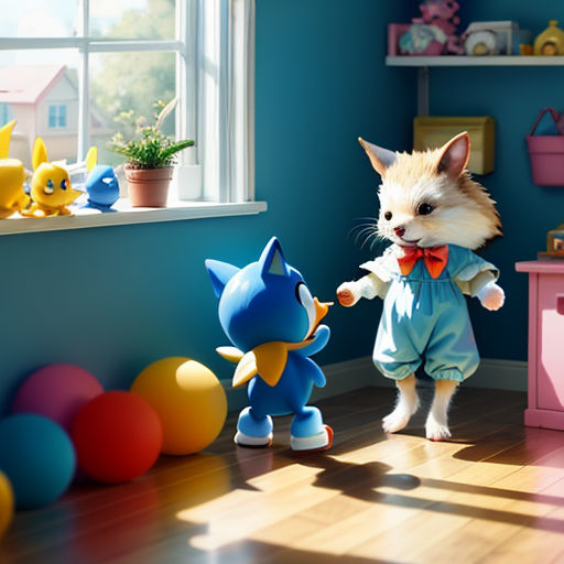 baby tails the fox and sonic