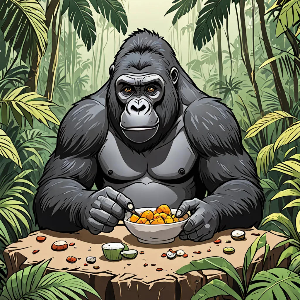 The Gorilla's Feast