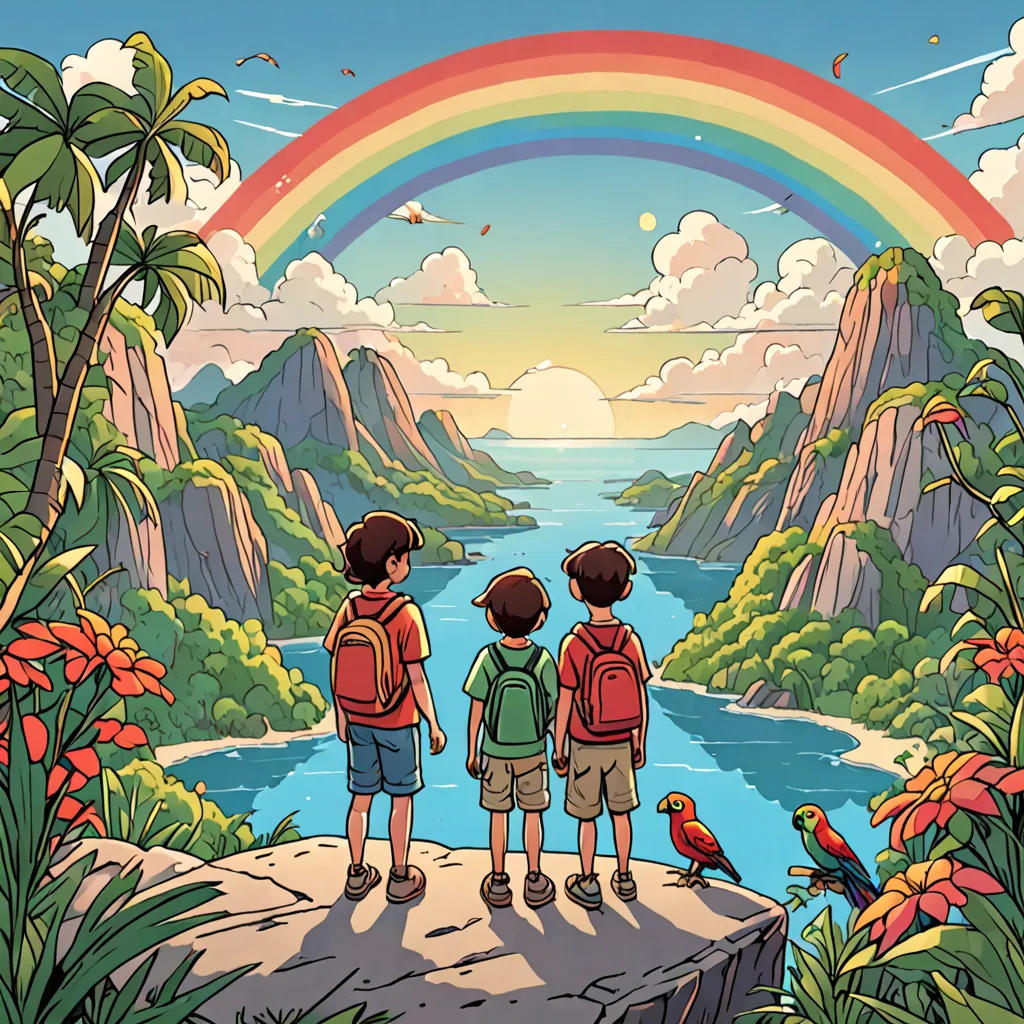 The Enchanted Quest of Rainbow Island